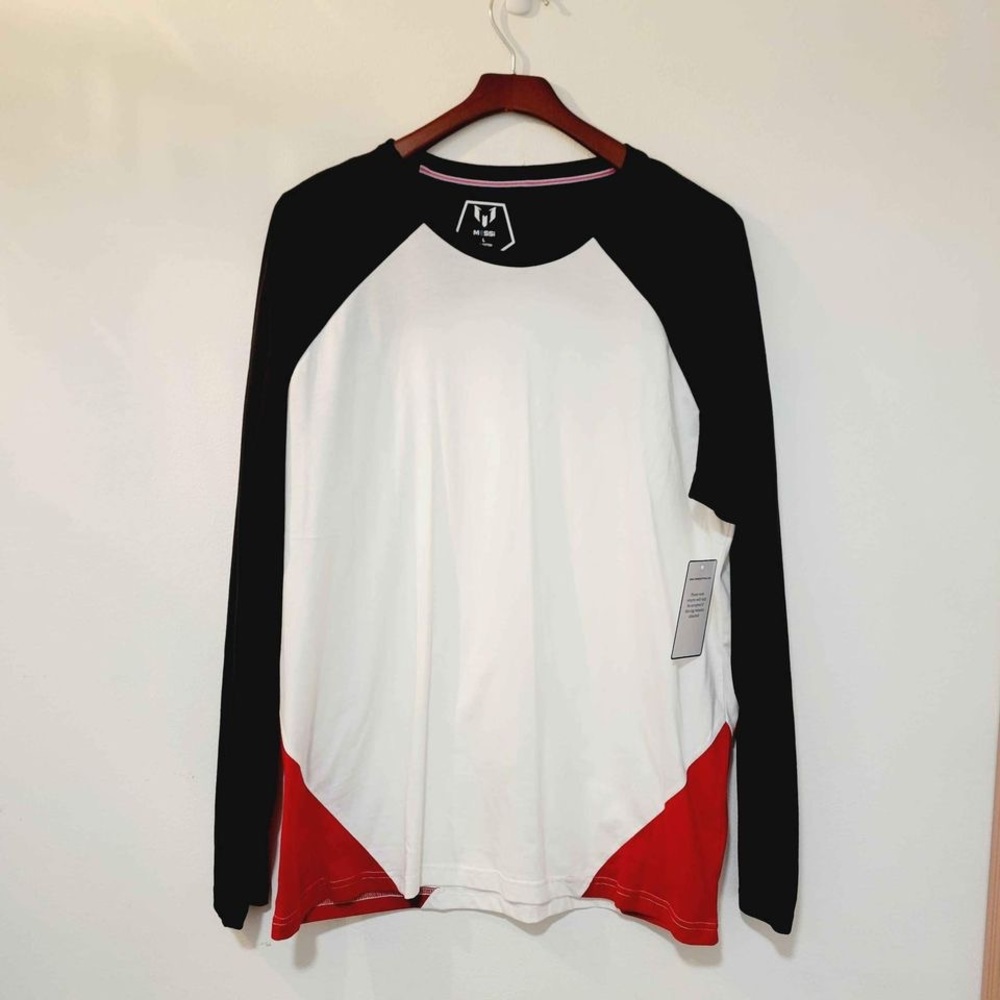MESSI Colorblock Pentagon Long Sleeve Tee